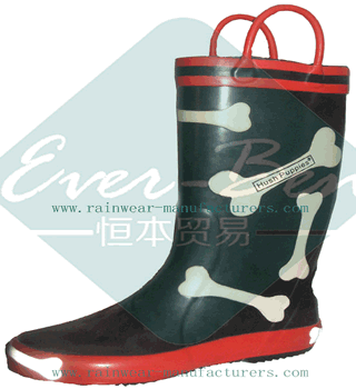Rubber 004 - Rubber childrens rain boots1